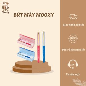 Bút Máy Moozy MZ-04 Hiện Đại, Nét Chữ Rõ Ràng, Sạch Đẹp, Tặng Kèm Ngòi Bút Thay Thế